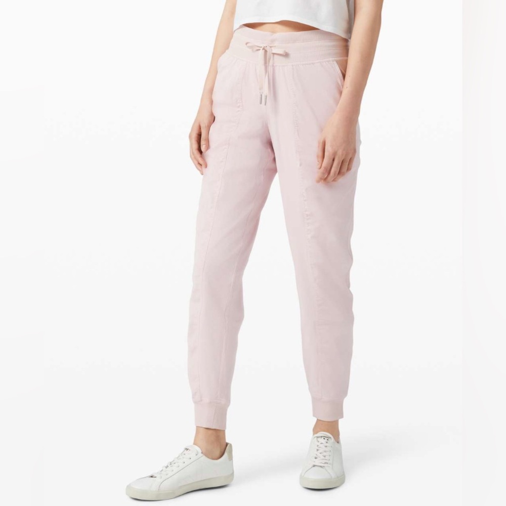 Lululemon Dance Studio Light Pink Jogger Pants Size 14
